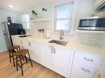 Deckside Suite kitchenette with microwave